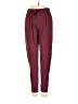 Unbranded Solid Burgundy Casual Pants Size S - photo 1