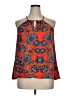 Collective Concepts 100% Polyester Orange Sleeveless Blouse Size XL - photo 1