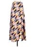 Current Air Print Orange Casual Skirt Size S - photo 1