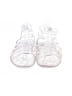 Del Sol Graphic White Silver Sandals Size 1 (baby) - photo 2