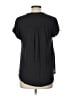 Universal Thread 100% Rayon Black Short Sleeve Blouse Size L - photo 2