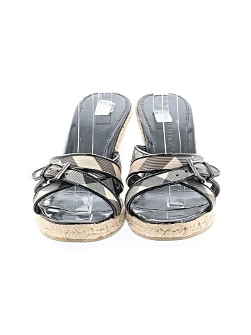 Burberry Check print Espadrille Wedges (view 2)