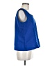 Salon Studio by Haband 100% Polyester Blue Sleeveless Top Size M - photo 4