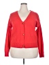 Assorted Brands 100% Polyester Red Cardigan Size 2X - photo 1
