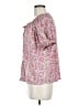 Dylan 100% Cotton Pink Short Sleeve Blouse Size M - photo 5