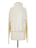 Paper Crown Color Block Ivory Turtleneck Sweater Size S - photo 1