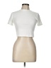 Kimberly C. Ivory Short Sleeve Turtleneck Size L - photo 1