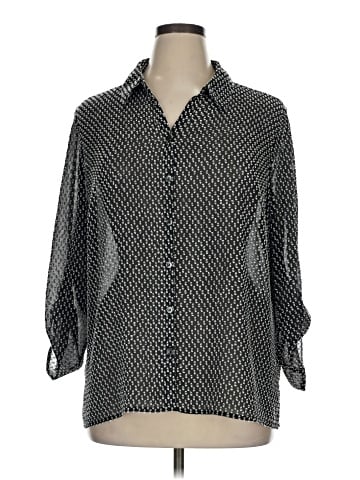 Easywear by Chico's 3/4 Sleeve Blouse (view 1)