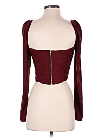 Self-Portrait Long Sleeve Top (view 2)