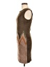 Stella Chevron-herringbone Brown Cocktail Dress Size 8 - photo 5