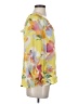 Easel 100% Polyester Yellow 3/4 Sleeve Blouse Size S - photo 4