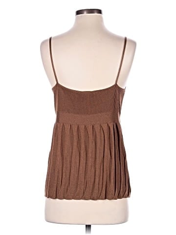 Chanel Brown Tie Detail Knit Camisole (view 2)