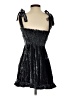 Reformation Metallic Black Cocktail Dress Size 4 - photo 2