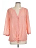 Maurices 100% Polyester Pink 3/4 Sleeve Blouse Size L - photo 1