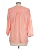 Maurices 100% Polyester Pink 3/4 Sleeve Blouse Size L - photo 2