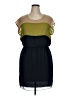 En Focus Studio 100% Polyester Color Block Green Casual Dress Size 14 (petite) - photo 1