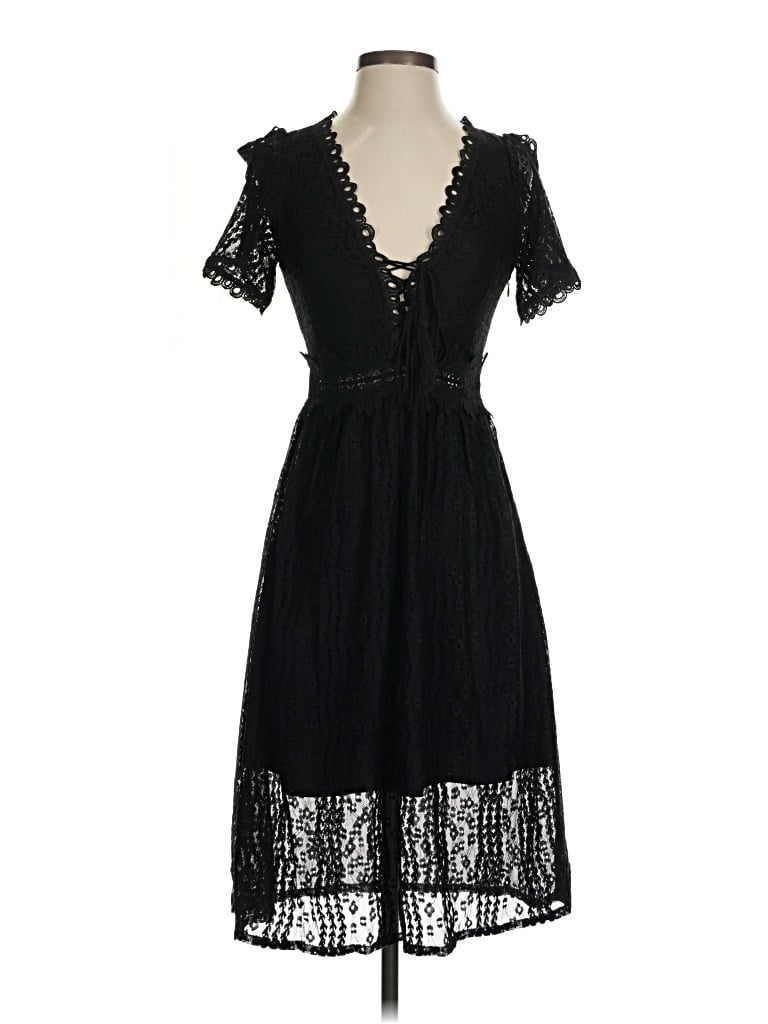 Pre-owned Allison Cocktail Dress In Black