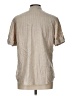 Chico's Tan Short Sleeve Button-Down Shirt Size Lg (2) - photo 2
