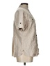 Chico's Tan Short Sleeve Button-Down Shirt Size Lg (2) - photo 4