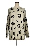 Lularoe Animal Print Ivory Long Sleeve Blouse Size XL - photo 1
