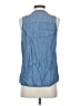 CATHERINE Catherine Malandrino Blue Sleeveless Blouse Size 4 - photo 2