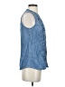 CATHERINE Catherine Malandrino Blue Sleeveless Blouse Size 4 - photo 4