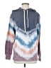 feat Tie-dye Blue Pullover Hoodie Size S - photo 1
