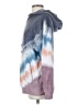 feat Tie-dye Blue Pullover Hoodie Size S - photo 5