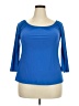 Slinky Brand Blue 3/4 Sleeve Top Size XS - photo 1