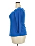 Slinky Brand Blue 3/4 Sleeve Top Size XS - photo 5