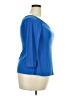 Slinky Brand Blue 3/4 Sleeve Top Size XS - photo 4