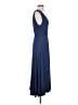 Max Studio Solid Blue Casual Dress Size S - photo 4
