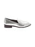 Madewell 100% Leather Metallic Silver Gold Flats Size 7 - photo 1