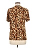Silvian Heach Animal Print Brown Short Sleeve Top Size M - photo 2