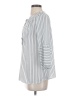 Sara Michelle 100% Polyester Stripes Silver 3/4 Sleeve Blouse Size S - photo 5
