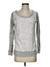 J.Crew Collection 100% Cotton Metallic Silver Pullover Sweater Size XS - photo 1