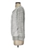 J.Crew Collection 100% Cotton Metallic Silver Pullover Sweater Size XS - photo 5