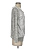 J.Crew Collection 100% Cotton Metallic Silver Pullover Sweater Size XS - photo 4