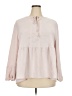 Como Vintage 100% Polyester Pink Long Sleeve Blouse Size 2X - photo 1