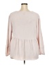 Como Vintage 100% Polyester Pink Long Sleeve Blouse Size 2X - photo 2