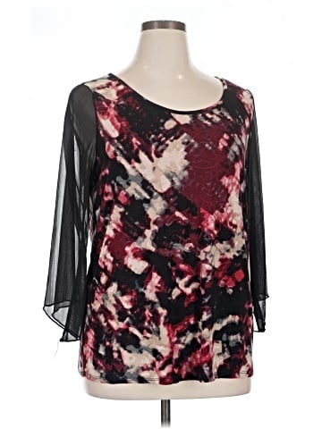 Lavish 3/4 Sleeve Blouse (view 1)