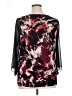 Lavish 100% Polyester Black 3/4 Sleeve Blouse Size 1X - photo 2