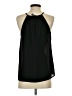 Aqua 100% Polyester Black Sleeveless Blouse Size S - photo 2