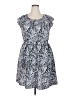 Assorted Brands 100% Polyester Paisley Gray Casual Dress Size 2X (estimated) - photo 1