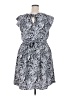 Assorted Brands 100% Polyester Paisley Gray Casual Dress Size 2X (estimated) - photo 2