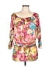 Hessi 100% Silk Pink Blouse Size S - photo 1