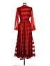 Let Me Be 100% Polyester Red Cocktail Dress Size M - photo 2