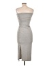 Shein Solid Gray Cocktail Dress Size 8 - 10 - photo 2