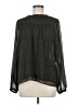 Ann Taylor LOFT 100% Polyester Black Long Sleeve Blouse Size M - photo 1