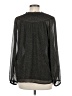 Ann Taylor LOFT 100% Polyester Black Long Sleeve Blouse Size M - photo 2